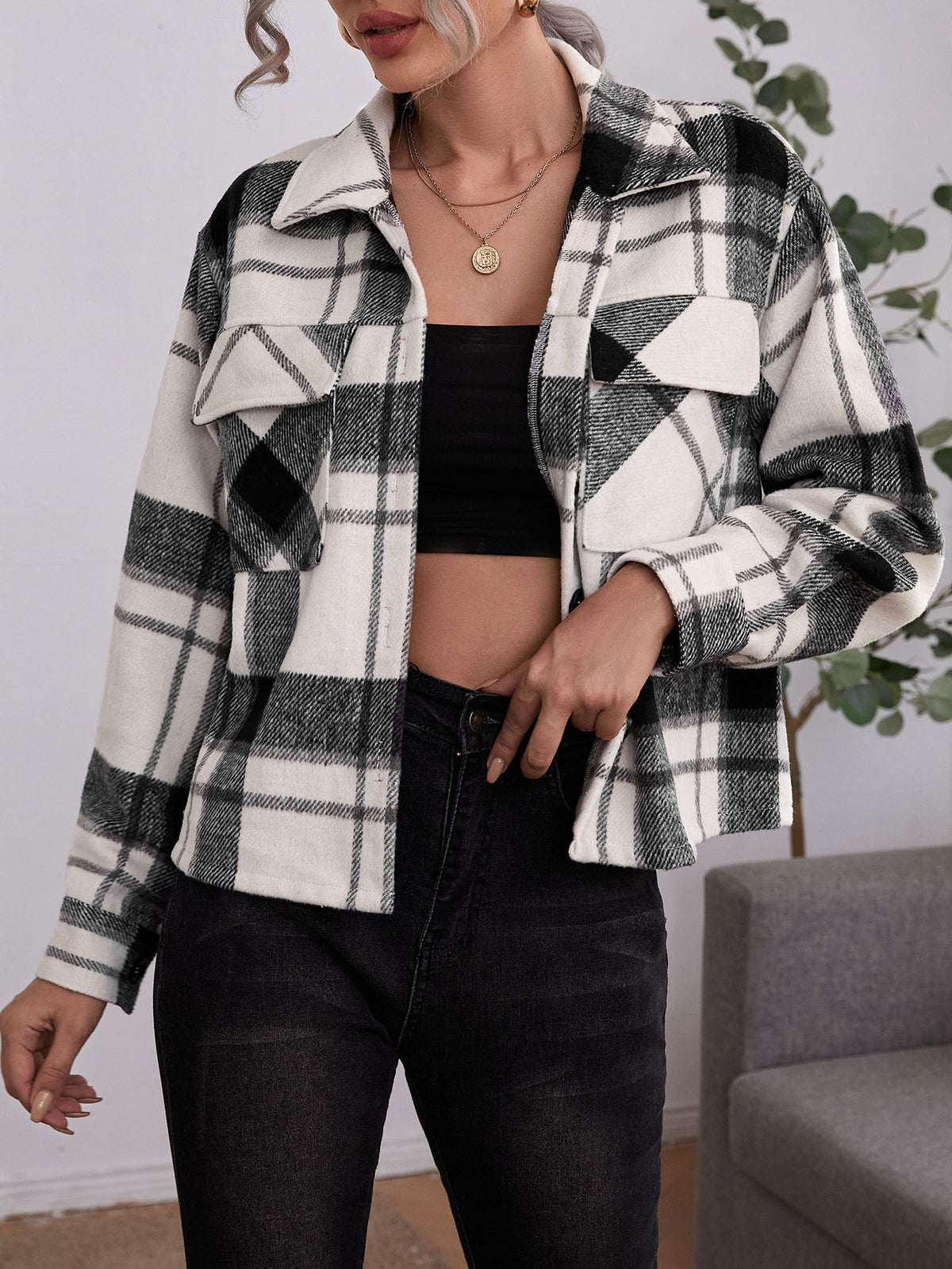 The Signature Plaid Shacket